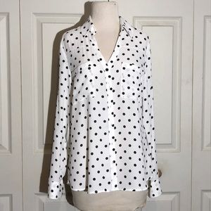 Polka dot blouse